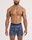 SAXX Boxershorts Droptemp Cooling Cotton Boxer Brief Fly Grafik blau Herren - 1 Stück